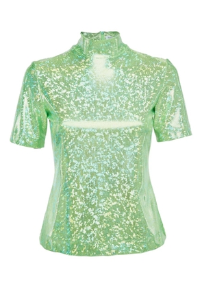 Saks Potts pre-owned mock-neck top - Green