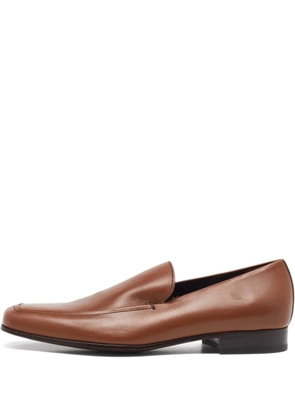 Ferragamo Pre-Owned leather loafers - Brown