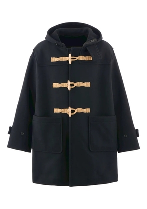 SAINT MXXXXXX hooded wool duffle coat - Black