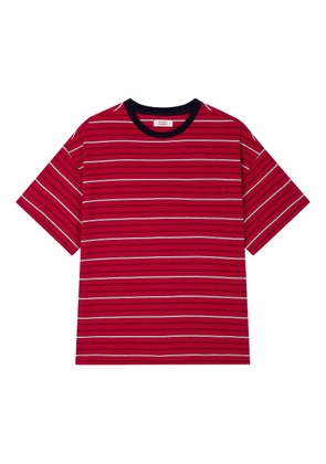 STUDIO TOMBOY striped short-sleeve T-shirt - Red