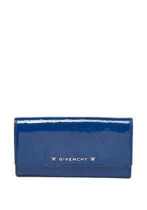 Givenchy Pre-Owned patent-leather wallet - Blue