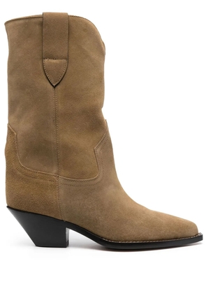 ISABEL MARANT Dahope suede boots - Neutrals