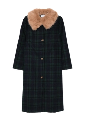 NEVER FULLY DRESSED tartan coat - Blue