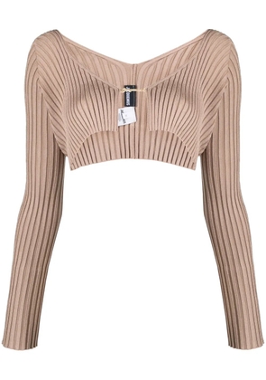 Jacquemus La maille Pralu cardigan - Neutrals