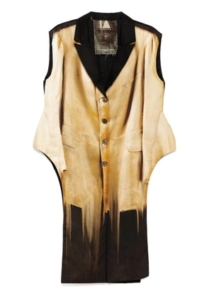 IA LONDON printed coat - Black