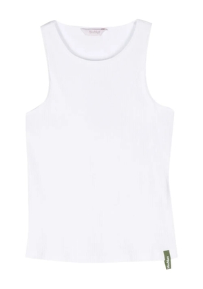 Max Mara Brusson ribbed top - White