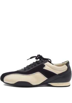 Ferragamo Pre-Owned colourblock sneakers - Black