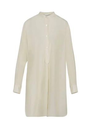 The Row buttoned collarless tunic - Neutrals
