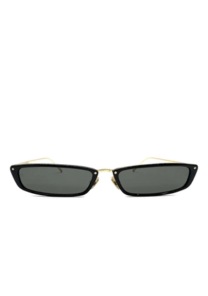 Linda Farrow geometric-frame sunglasses - Black