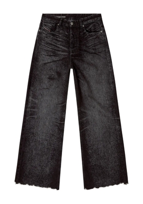 Diesel logo-patch jeans - Black