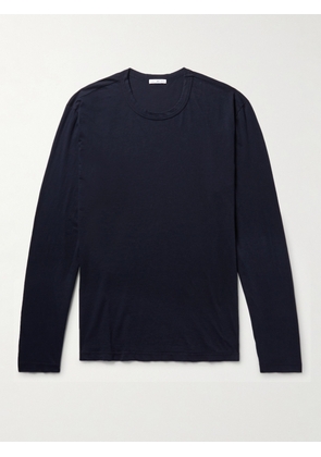 James Perse - Combed Cotton-Jersey T-Shirt - Men - Blue - 1