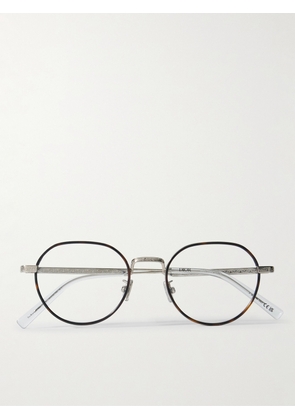Dior Eyewear - DiorBotanicaO R2U Havana Round-Frame Tortoiseshell Acetate and Silver-Tone Metal Optical Glasses - Men - Silver