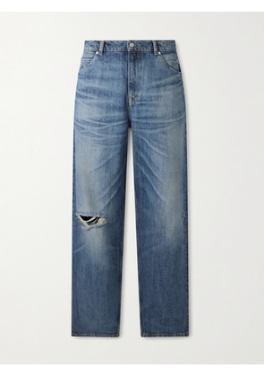 Our Legacy - Wide-Leg Distressed Jeans - Men - Blue - UK/US 28