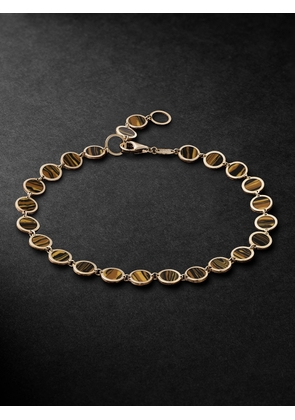 JIA JIA - Gold Tiger's Eye Bracelet - Men - Brown