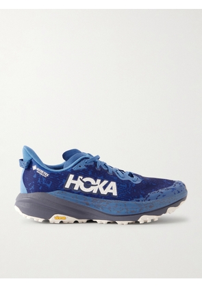 Hoka - Speedgoat 6 GTX Rubber-Trimmed GORE-TEX Mesh Sneakers - Men - Blue - US 7