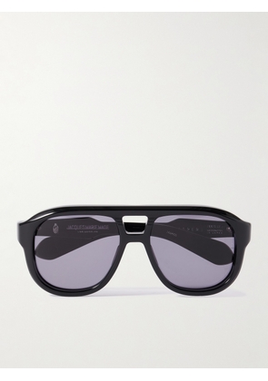Jacques Marie Mage - Jasper Aviator-Style Acetate Sunglasses - Men - Black
