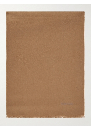 TOM FORD - Cashmere Scarf - Men - Brown