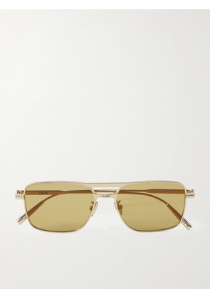 Dior Eyewear - DiorBlackSuitS17U D-Frame Gold-Tone Sunglasses - Men - Gold