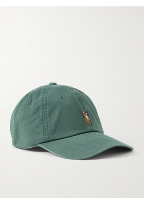 Polo Ralph Lauren - Cotton-Blend Twill Baseball Cap - Men - Green