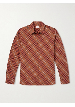 Burberry - Robert Checked Cotton Shirt - Men - Brown - S