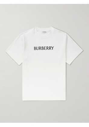 Burberry - Seth Logo-Print Cotton-Jersey T-Shirt - Men - White - XS