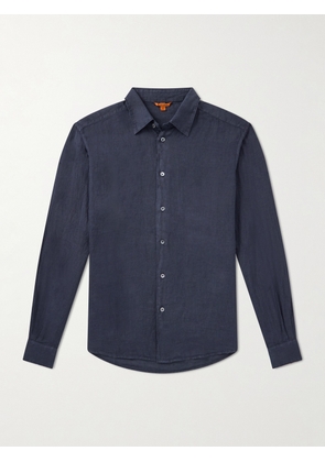 Barena - Linen Shirt - Men - Blue - IT 46