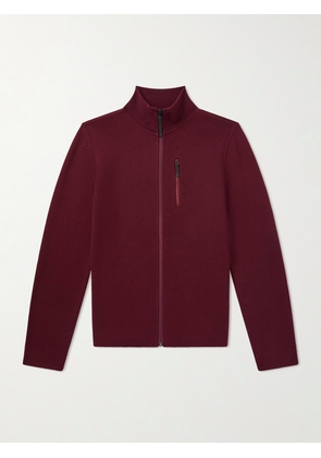 Aztech Mountain - Matterhorn Shell-Panelled Wool Ski Mid-Layer - Men - Burgundy - S