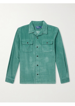 Polo Ralph Lauren - Convertible-Collar Cotton-Corduroy Shirt - Men - Green - XS