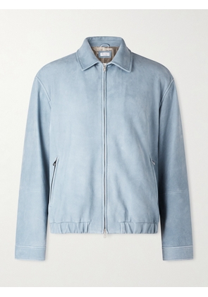 Brunello Cucinelli - Suede Blouson Jacket - Men - Blue - S