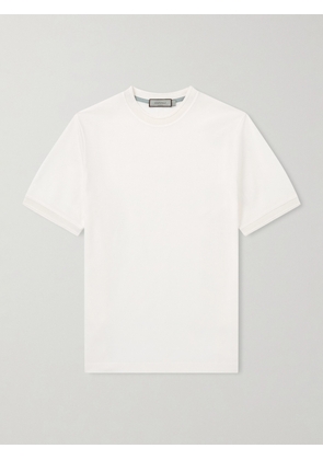 Canali - Cotton-Piqué T-Shirt - Men - White - IT 46