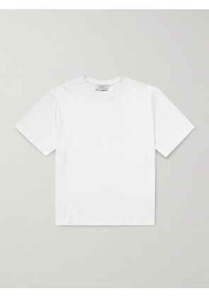 Studio Nicholson - Bric Oversized Cotton-Jersey T-Shirt - Men - White - XS