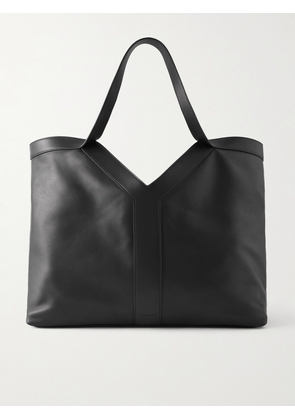 SAINT LAURENT - Marais Leather Tote Bag - Men - Black