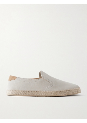 Brunello Cucinelli - Suede Espadrilles - Men - White - EU 40