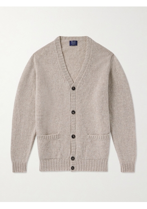 William Lockie - Virgin Wool Cardigan - Men - Neutrals - S