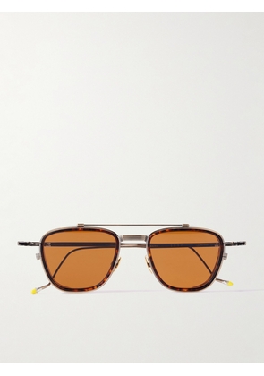 Jacques Marie Mage - Ayrton Senna 1992 D-Frame Beta Titanium and Tortoiseshell Acetate Sunglasses - Men - Gold