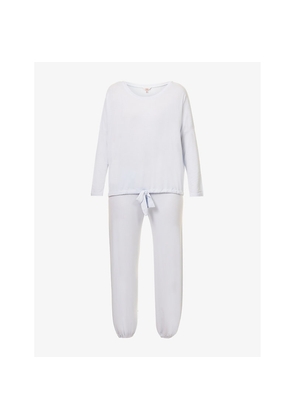 Womens Eberjey Gisele Slouchy Relaxed-Fit Stretch-Jersey Pyjamas