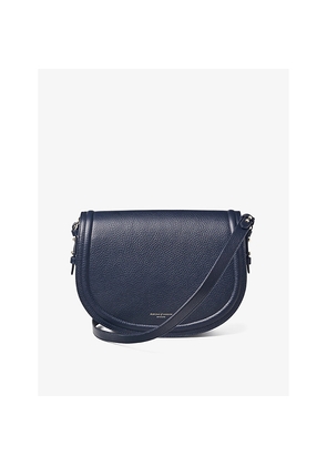 Womens Aspinal Of London Stella Grained-Leather Cross-Body Bag