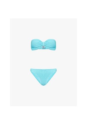 Womens Hunza G Jean Striped Bikini Set