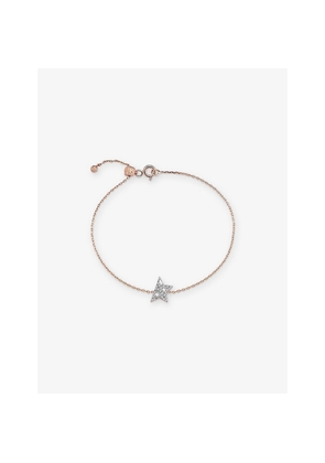 Kismet By Milka Maxi Comet 0.04ct Baguette-Diamond and 0.08ct Diamond Chain Bracelet