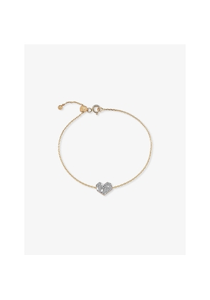 Kismet By Milka Maxi Cherish 0.07ct Baguette-Diamond and 0.09ct Diamond Chain Bracelet