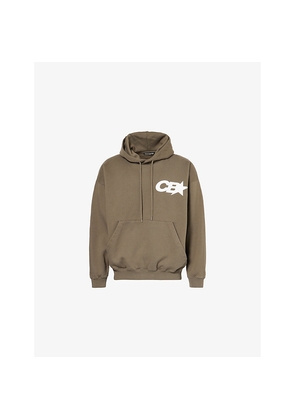 Mens Cole Buxton Star Racing Logo-Print Cotton Hoody