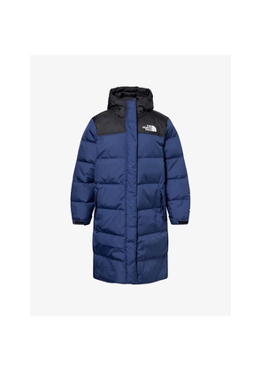 Womens The North Face Nuptse Embroidered-Logo Padded Parka Coat