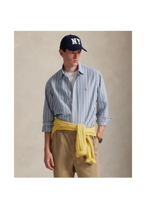 Custom Fit Striped Oxford Shirt