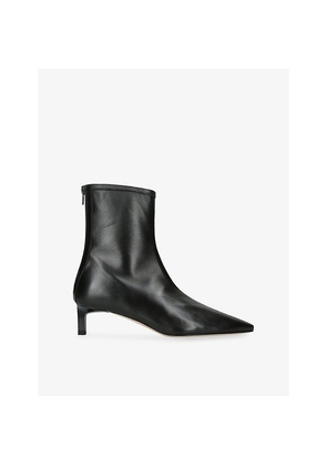 Womens Dear Frances Topo Leather Ankle Boots