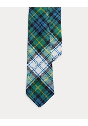 Vintage-Inspired Tartan Wool Tie