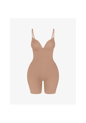 Womens Skims Ultimate Body Enhancing Mid Thigh Bodysuit