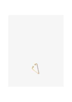Kismet By Milka Triangle 0.06ct Diamond Ear Cuff