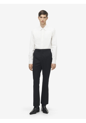ALEXANDER MCQUEEN - Wool Gabardine Tailored Trousers - Item 847814QUACH1000