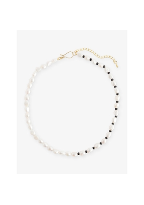 Mens A Sinner In Pearls Mono Freshwater Pearl Necklace