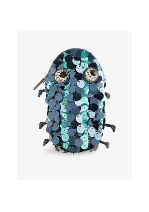 Womens Anya Hindmarch Bug Sequin Cross-Body Pouch